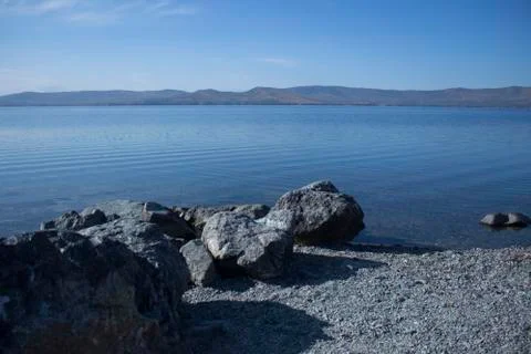 Mountain lake Stock Photos