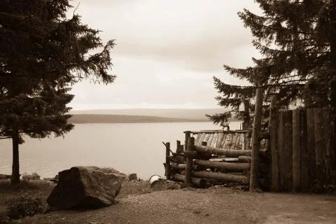 Mountain lake Stock Photos