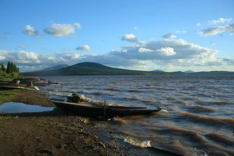 Mountain lake Stock Photos
