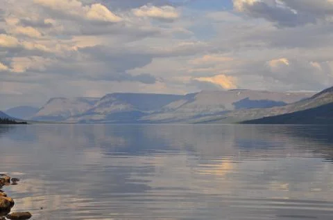 Mountain lake. Stock Photos