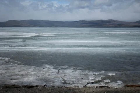 Mountain lake Foto stock