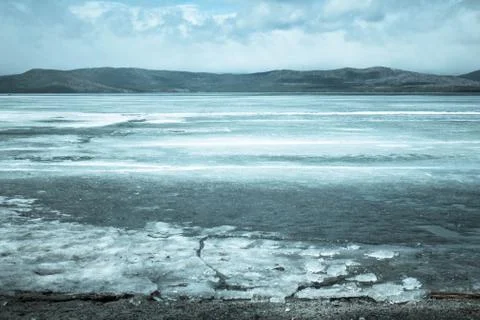 Mountain lake Stock Photos