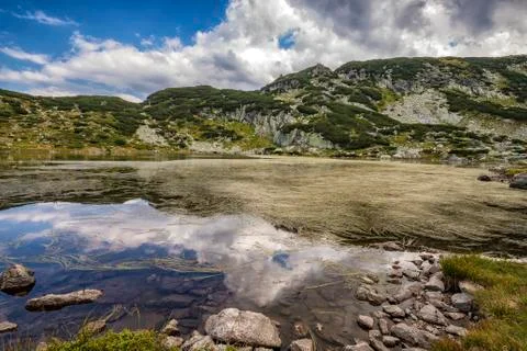 Mountain lake Stock Photos
