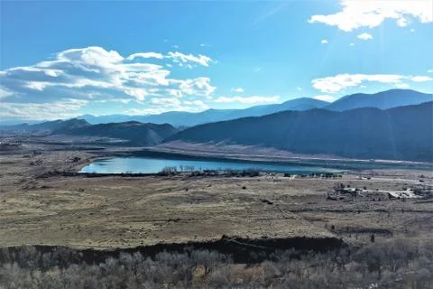Mountain Lake 库存照片