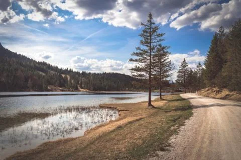 Mountain lake Stock Photos