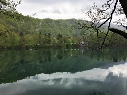 Mountain lake 库存照片