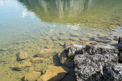 Mountain lake Stock Photos