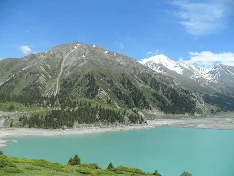 Mountain Lake 스톡 사진