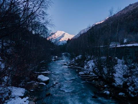 Mountain lake Stock Photos