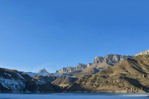 Mountain lake. Stock Photos