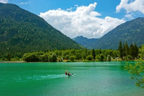 Mountain lake Stock Photos