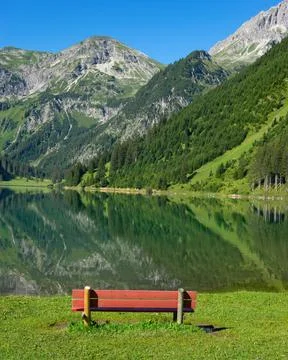 Mountain lake Stock Photos