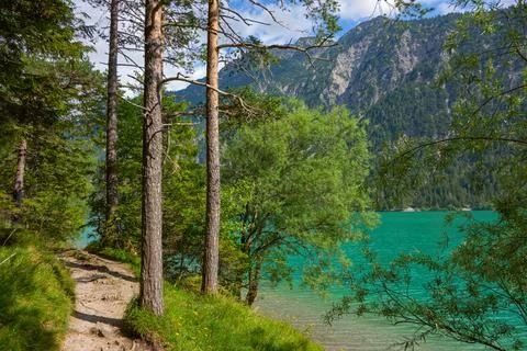 Mountain lake Stock Photos