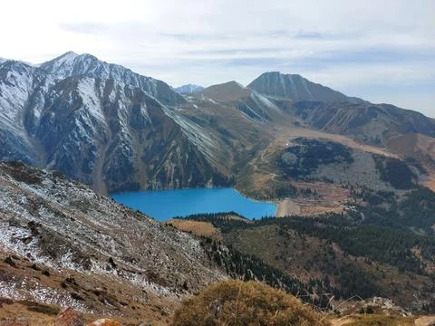 Mountain lake Stock Photos