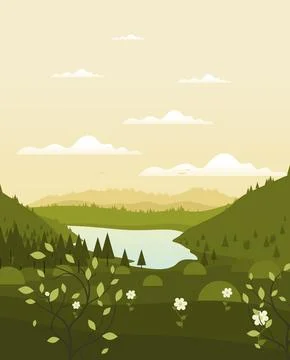 Mountain lake Stock Photos