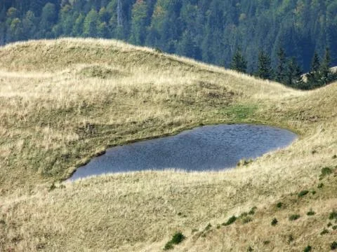 Mountain lake Stock Photos