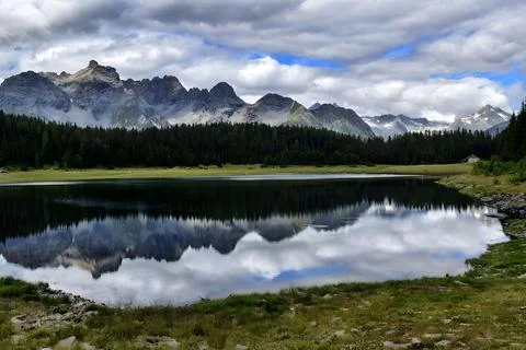 Mountain lake Stock Photos