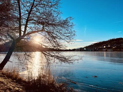 Mountain lake Stock Photos