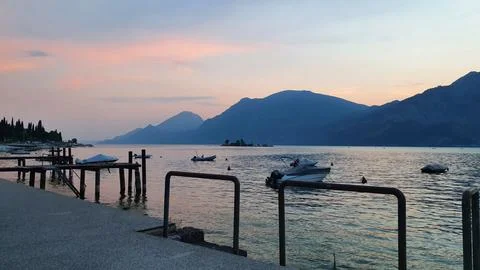 Mountain with Lake Stock Photos