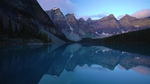 Mountain Lake Reflection Video stock 230086775