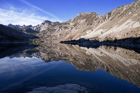 Mountain Lake Reflection Stock Photos