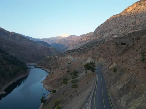 Mountain lake reflection Foto stock