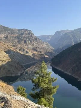 Mountain lake reflection Stock Photos