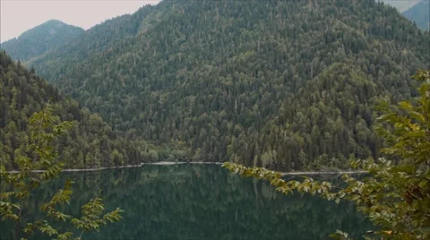 Mountain lake Riza Stock Footage 68156767