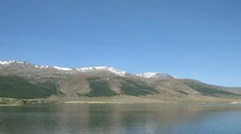 Mountain Lake Time Lapse Stock Footage 878934