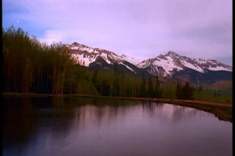 Mountain Lake Time-lapse Stock Footage 33526829