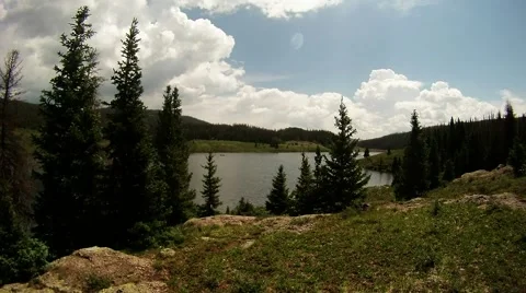 Mountain Lake Time Lapse Stock Footage 40463949