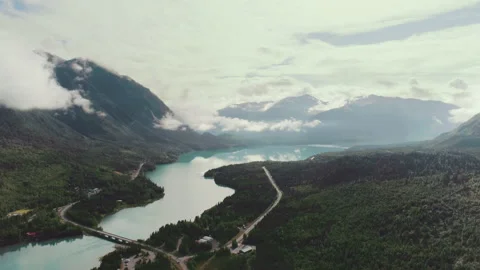 Mountain lake time-lapse Video stock 154534979