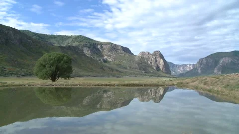 Mountain Lake Timelapse Video stock 167040924
