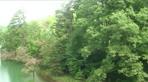 Mountain Lake View 1 Stock Footage 29810671