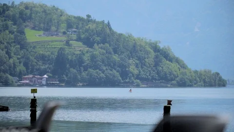 Mountain Lake View Stock Footage 112751869