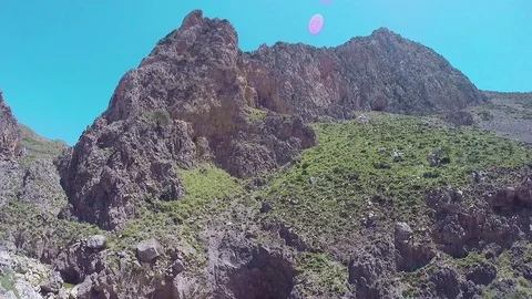 Mountain landscape, 360 degree Stock Footage 71535796