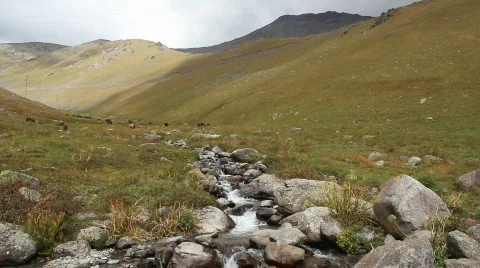 Mountain landscape 4 Stock Footage 853409