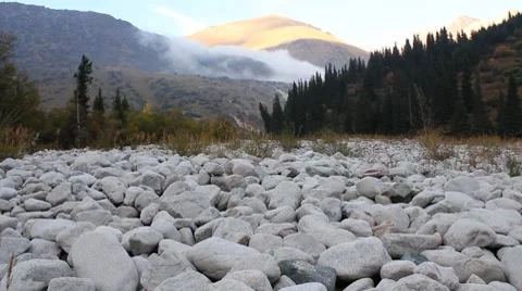 Mountain landscape 45 Stock Footage 7135870