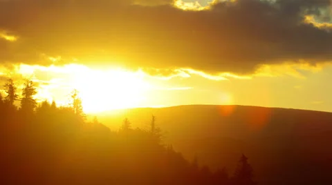 Mountain landscape. 4K. FULL HD, 4096x2304. Stock Footage 35294978