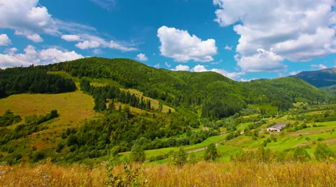 Mountain landscape. 4K. FULL HD, 4096x2304. Stock Footage 41473660