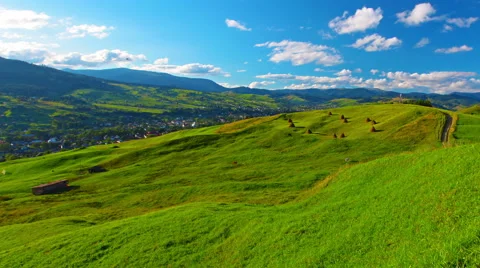 Mountain landscape. 4K. FULL HD, 4096x2304. Stock Footage 41651292