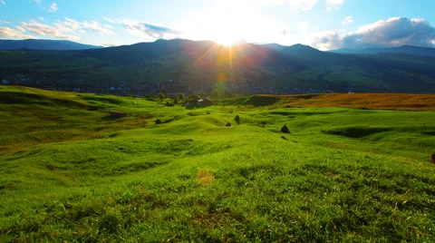 Mountain landscape. 4K. FULL HD, 4096x2304. Stock Footage 41652058