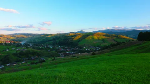 Mountain landscape. 4K. FULL HD, 4096x2304. Stock Footage 41652931