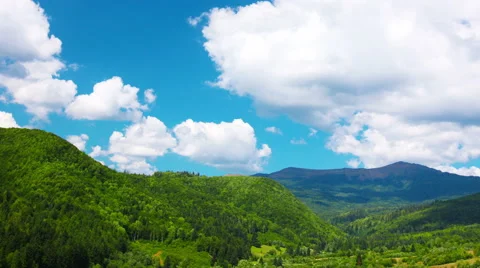 Mountain landscape. 4K. FULL HD, 4096x2304. Stock Footage 41860183