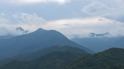 Mountain Landscape 4k Timelapse Japan Nature Time lapse Stock Footage 101968963