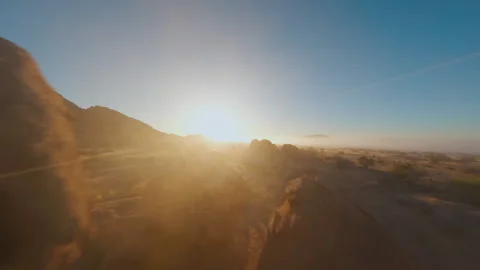 Mountain Landscape in African Terrain Stock Footage 297353478