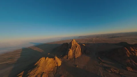 Mountain Landscape in African Terrain Stock Footage 297354076