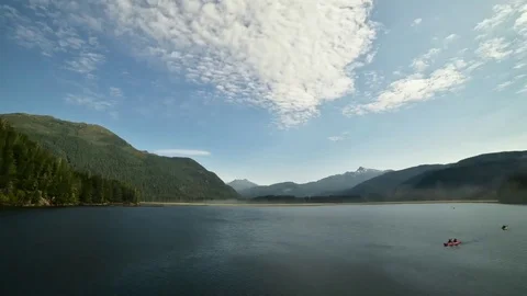 Mountain landscape in Alaska Stock Footage 80896468