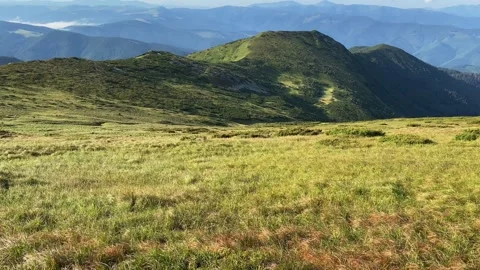 Mountain landscape along the mountain range Stock Footage 174323743