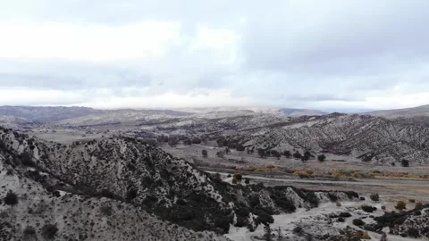 Mountain landscape along road Video stock 293392404